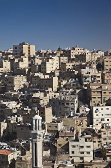 Images Dated 2nd March 2011: Jordan, Amman, elevated city view from the Citadel
