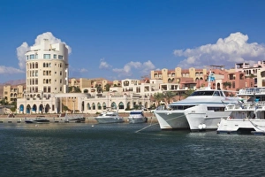 Monarchy Prints: Jordan, Aqaba, Tala Harbor development, marina