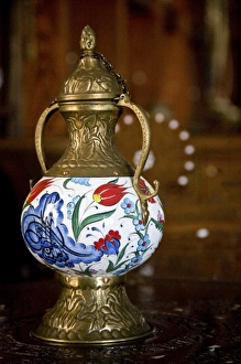 Madaba Prints: Jordan, Madaba. Traditional lantern
