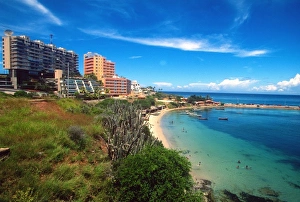 Venezuela Prints: Juan Griego Bay, Margarita Island, Venezuela
