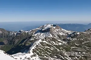 Jungfrau Region, Switzerland. Jungfrau massif from Schilthorn Peak