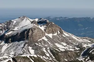Jungfrau Region, Switzerland. Jungfrau massif from Schilthorn Peak