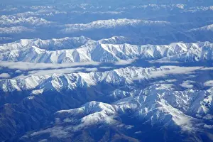 Images Dated 28th April 2011: Kaikoura Ranges, South Island, New Zealand - aerial