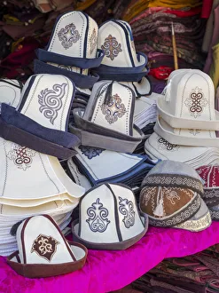 Kalpak (Al-Kalpak), the traditional felt hat of Kyrgyzstan