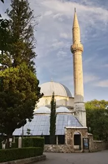 Karadozbegova Karadjosbey Karadjos Bey Mosque on the Brace Fejica street. Historic town of Mostar