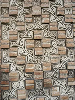 Karakhanid mausoleum dating back to the 12th century. City Uzgen (Oesgoen
