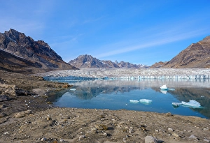 Lonely Prints: Karale Glacier in Sermiligaaq Fjord