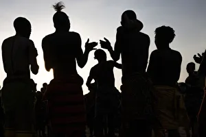 Headdress Prints: Karo villagers, Ethiopia