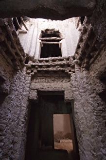Images Dated 2nd April 2009: Kasbah interior, Ouarzazate, Morocco