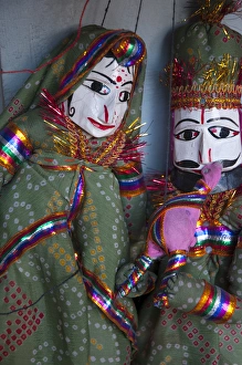 Images Dated 19th November 2012: Kathputli, traditional Rajasthani puppets, Pushkar, Rajasthan, India