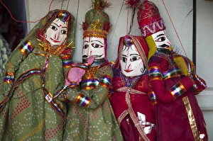 Images Dated 19th November 2012: Kathputli, traditional Rajasthani puppets, Pushkar, Rajasthan, India