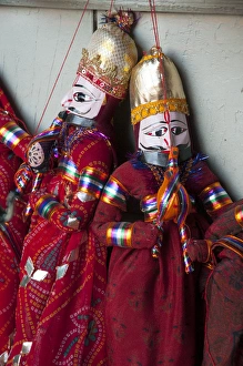 Images Dated 19th November 2012: Kathputli, traditional Rajasthani puppets, Pushkar, Rajasthan, India
