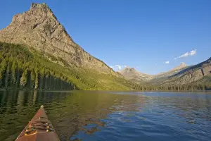 Life Style Prints: Kayaking on Two Medicine Lake in Glacier National Park in Montana