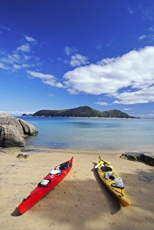 Paddle Prints: Kayaks, Abel Tasman National Park, Nelson Region