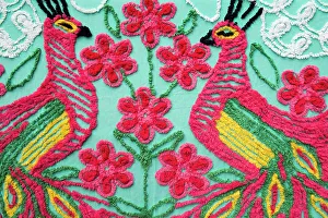 Handmade Prints: Kent, Connecticut, USA. Colorful textile