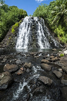 Kepirohi waterfall, Pohnpei, Micronesia, Central Pacific