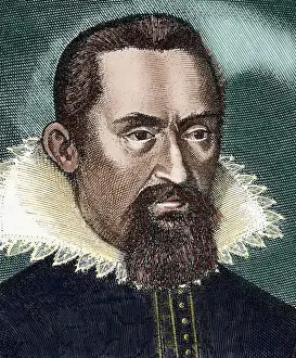 Beard Prints: Kepler, Johannes (1571-1630) German mathematician and astronomer