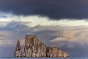 South America Prints: Kicker Rock or Leon Dormido, San Cristobal Island, Galapagos, Ecuador