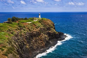Kilauea Point Lighthouse, Kilauea National Wildlife Refuge, Island of Kauai, Hawaii USA