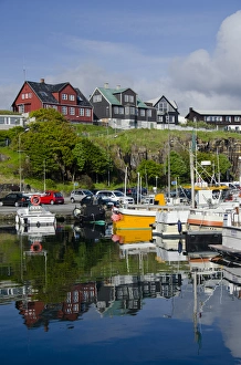 Images Dated 31st May 2011: Kingdom of Denmark, North Atlantic, Faroe Islands. Capital and port city of Torshavn