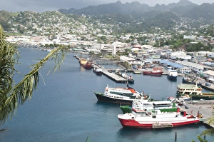 Vincent Prints: Kingstown Harbour, St. Vincent & The Grenadines