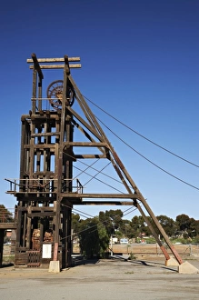 Mine Prints: Kintore Headframe, Broken Hill, Outback, New South Wales, Australia
