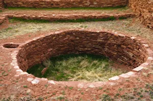 Images Dated 2nd April 2012: Kiva at Abo Ruins, Salinas Pueblo Missions National Monument. New Mexico, USA