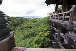 Kansai Prints: Kiyomizudera Temple is one of Kyotos most famous temples and sits on the side