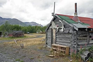 Images Dated 21st August 2005: Klukshu Village in Yukon Territory, Canada. A traditional Native village on the Klukshu