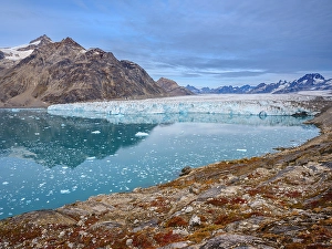 Lonely Prints: Knud Rasmusen Glacier (also called Apuseeq Glacier) Sermiligaaq Fjord