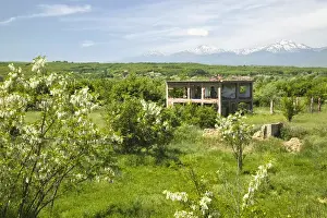 Horizon Over Land Prints: KOSOVO, Ranove. Christian village of Ranove destroyed during the Kosovo War 1998-1999