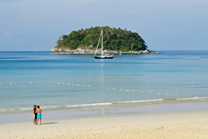 Couple Prints: Kota beach, Poo island, Phuket, Thailand, Southeast Asia, Asia