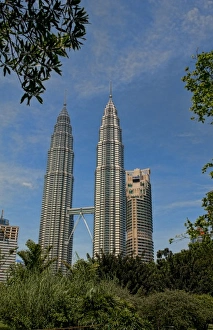 Largest Prints: Kuala Lumpur, Malaysia. Petronas Twin Towers, the tallest twin buildings in the world