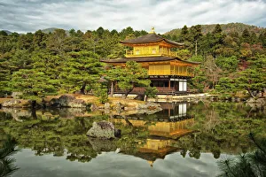Spiritual Prints: Kyoto, Japan, Golden Temple