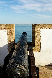 Cadiz Prints: La Candelaria Bastion and Parque Genoves, Cadiz, Spain