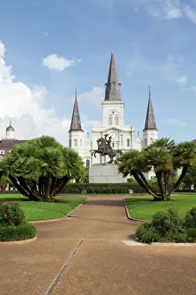 Catholic Prints: LA, New Orleans, French Quarter, Jackson Square, St