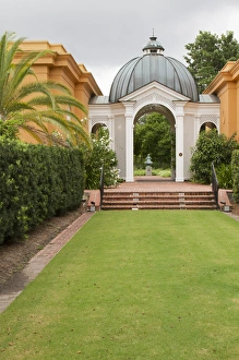 Images Dated 14th July 2012: LA, New Orleans, New Orleans Botanical Garden, Entrance and Pavilion of the Two Sisters