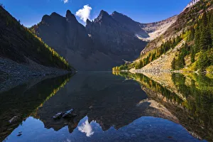 Canada Prints: Lake Agness, Banff National Park, Alberta, Canada