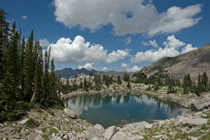 Images Dated 1st August 2010: Lake Catherine, on the Brighton Lakes Trail, Big Cottonwood Canyon, Uinta Wasatch