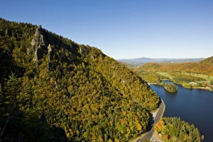 Ledge Prints: Lake Gloriette as seen from the cliffs above NH 26 in Dixville Notch, New Hampshire