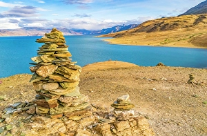 Ston Prints: Lake, Ladakh, India