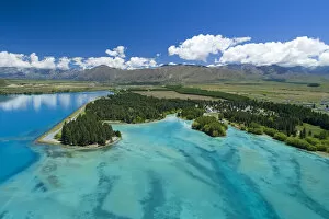 Australia Collection: Lake Ruataniwha, Mackenzie Country, South Island, New Zealand