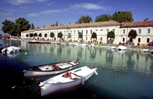 The lake town of Peschiera del Garda on Lake Garda, Italy