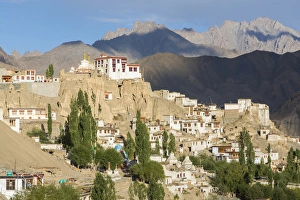 Ladakh Prints: Lamayuru village, Indus Valley, nr Leh, Ladakh, India