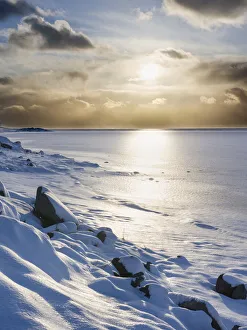 Austurland Prints: Landscape in the eastern fjords of Iceland between Hofn and Djupivogur. Iceland
