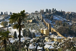 Landscape of Florence from Piazzale Michelangelo, Firenze, Florence, UNESCO World heritage site