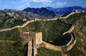 Great Wall Prints: Landscape of Great Wall, Jinshanling, China