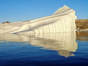 Icefjord Prints: Landscape with icebergs in the Sermilik (Sermiligaaq) Icefjord in East Greenland