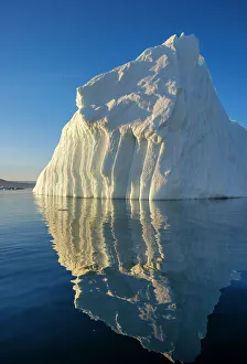 Icefjord Prints: Landscape with icebergs in the Sermilik (Sermiligaaq) Icefjord in East Greenland