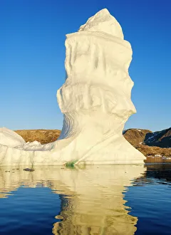 Icefjord Prints: Landscape with icebergs in the Sermilik (Sermiligaaq) Icefjord in East Greenland